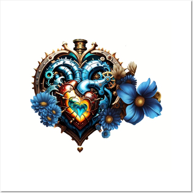 Awesome steampunk heart Wall Art by Nicky2342